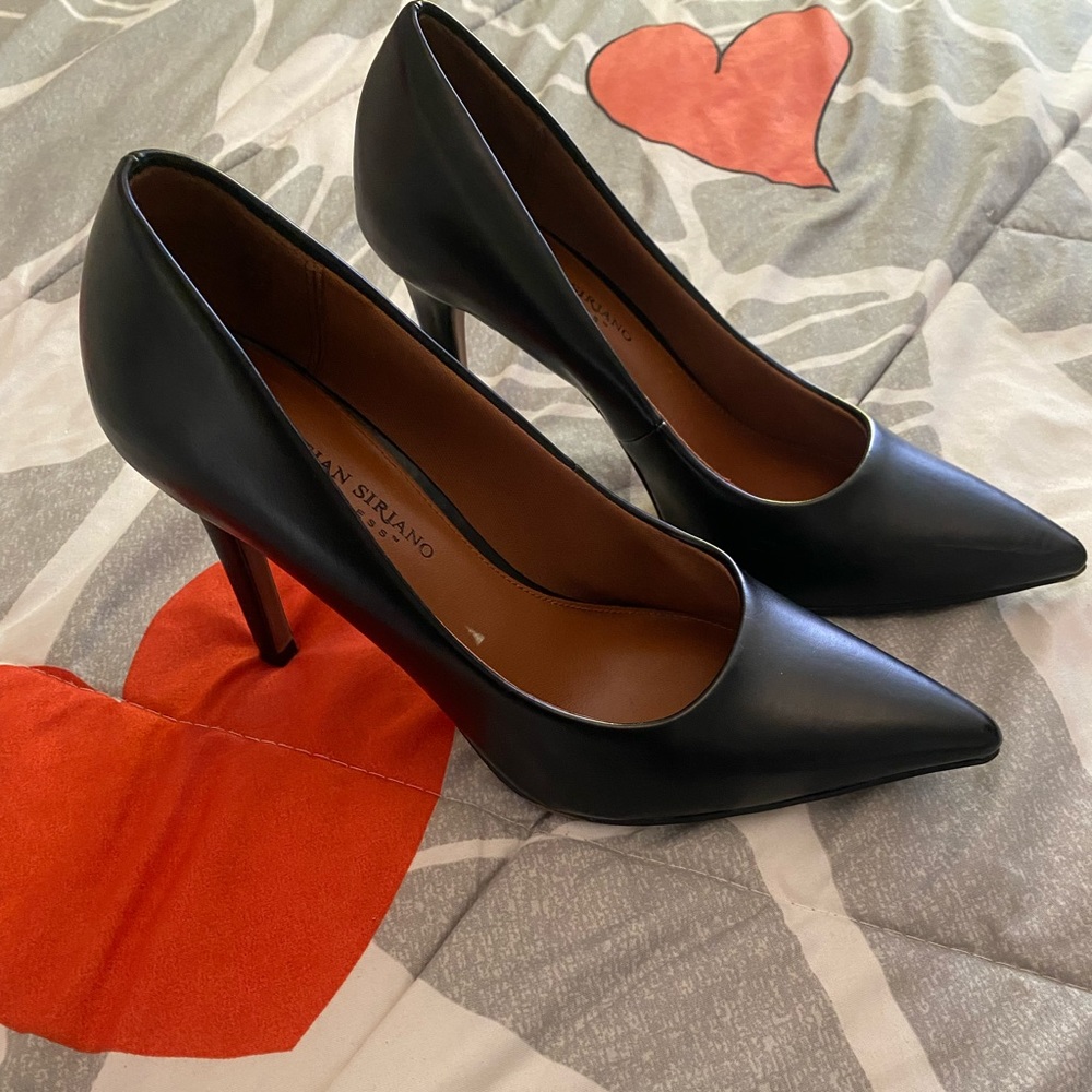 Christian Siriano Black Stilettos